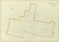 Soudé (51555). Soudé-Notre-Dame (51554). Section ZI échelle 1/2000, plan remembré pour 1967, plan régulier (papier armé)