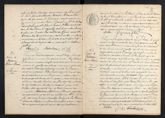 Oeuilly. Décès 1893-1929