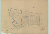 Lavannes (51318). Section D1 échelle 1/2500, plan mis à jour pour 1942, plan non régulier (papier).