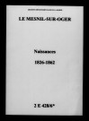 Mesnil-sur-Oger (Le). Naissances 1826-1862