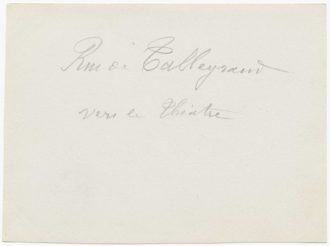 Visite du tsar à Reims, rue de Talleyrand vers le théâtre