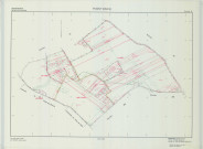 Pogny (51436). Section ZL échelle 1/2000, plan remembré pour 1999 (remembrement Vitry-la-Ville, extension sur Togny-aux-Bœufs section ZH), plan régulier (calque)