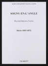 Sogny-en-l'Angle. Décès 1853-1872 (reconstitutions)
