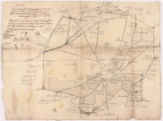 Arpentage et plan du terroir de Montbré (1770 à 1772)
