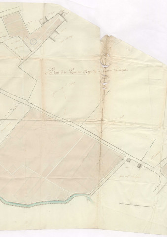 Plan de la pépinière royale de Châlons, 1784.