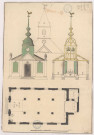 Saint-Mard-sur-le-Mont. Eglise de St Mard sur Lemont, 1773.