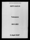 Sept-Saulx. Naissances 1813-1822