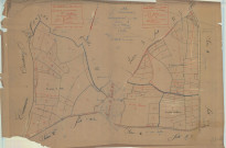 Sainte-Marie-du-Lac-Nuisement (51277). Nuisement-aux-Bois (51408). Section A4 A2 échelle 1/2000, plan mis à jour pour 1933 (extension sur section A4), plan non régulier (calque)