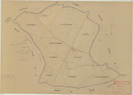 Margerie-Hancourt (51349). Section E1 échelle 1/2000, plan mis à jour pour 1944, plan non régulier (papier)