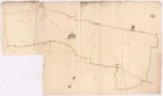 Plan des limites du terroir de Vrigny (1770), Crion
