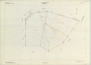 Val-des-Marais (51158). Morains (51383). Section ZC échelle 1/2000, plan remembré pour 1971 (Morains le Petit), plan régulier (papier armé)