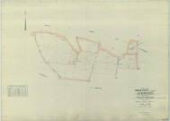 Thiéblemont-Farémont (51567). Section ZA échelle 1/2000, plan remembré pour 1967, plan régulier (papier armé)