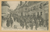 MONTMIRAIL. Inauguration du monument cantonal, 25 juin 1922. Le défilé.Montmirail : G. Dart photo-édit.