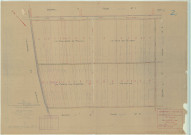 Beaumont-sur-Vesle (51044). Section Z1 échelle 1/1250, plan mis à jour pour 1949, plan non régulier (papier).