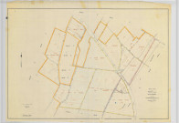 Reims (51454). Section T1 1 échelle 1/2500, plan remembré pour 1958, contient une extension sur Cormontreuil Z1, plan régulier (papier).