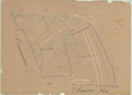Tilloy-et-Bellay (51572). Section D2 échelle 1/1250, plan mis à jour pour 1933, plan non régulier (papier)