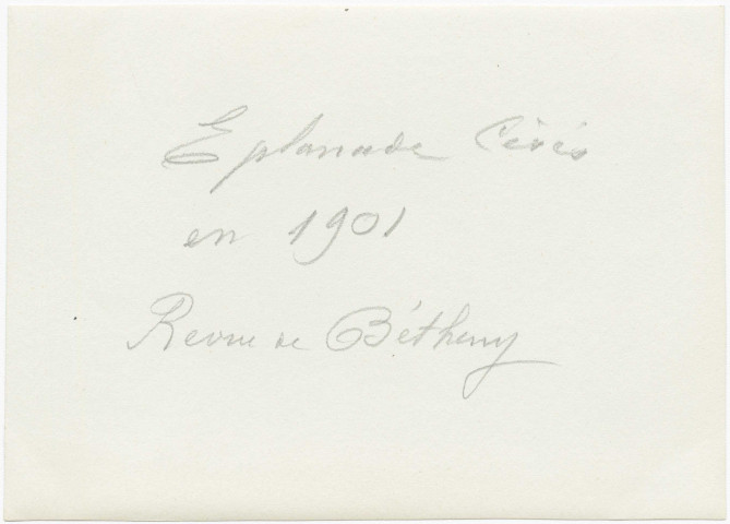 Visite du tsar à Reims, esplanade Cérès en 1901. Revue de Bétheny