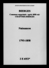 Bierges. Naissances 1793-1858