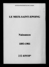 Meix-Saint-Epoing (Le). Naissances 1893-1901