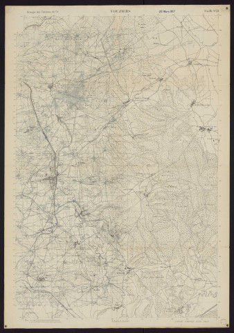 Reims.
Service géographique de l'Armée (Imp. G. C. T. A. IV).[1917]