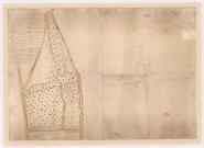 Plan du bois Petit Champ sur le terroir de Marfaux (1699), Arnoult Hazart