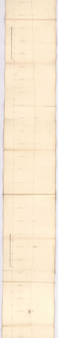 RN 3. Anciens profils. Profil de la route de Courthiezy allant à Dormans, 1780-1786.