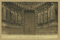 REIMS. 136. La Cathédrale - Portail de gauche / V.T.