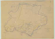 Nanteuil-la-Forêt (51393). Section B échelle 1/5000, plan mis à jour pour 1954, plan non régulier (papier).