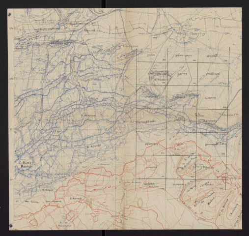 La Meuse.
Service géographique de l'Armée (Imp. G. C. T. A. IV).1918