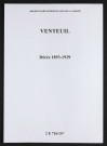 Venteuil. Décès 1893-1929