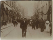 Visite du tsar à Reims, rue Chanzy