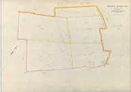 Dommartin-Lettrée (51212). Section YB échelle 1/2000, plan remembré pour 1967, plan régulier (papier armé)