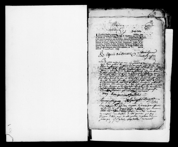 Villers-Allerand. Baptêmes, mariages, sépultures 1750-1792