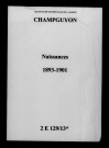 Champguyon. Naissances 1893-1901