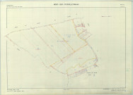 Mont-sur-Courville (51382). Section ZC échelle 1/2000, plan remembré pour 1989, contient une extension sur Courville ZB, plan régulier de qualité P5 (papier armé).
