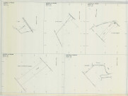 Cheppes-la-Prairie (51148). Section F ZK ZL ZN échelle 1/2000, plan remembré pour 1989 (conient partie de la section F2 et sections ZK, ZL, ZN), plan régulier (calque)