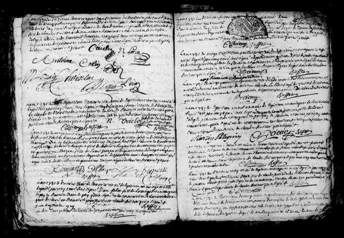 Broussy-le-Grand. Baptêmes, mariages, sépultures 1731