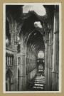 REIMS. P. 48. La Cathédrale de Après la guerre - Vue intérieure. Inside of Rheims Cathedral in ruins.
ReimsÉdition Reims-Cathédrale.Sans date