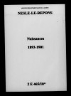 Nesle-le-Repons. Naissances 1893-1901