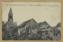 VILLERS-FRANQUEUX. 1403. La Grande Guerre 1914-17 -Villers-Franqueux - La rue principale est détruite. / Photographe, Phot-Express.
ParisPhototypie Baudinière.1914-1917