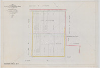 Beaumont-sur-Vesle (51044). Section Z2 2 échelle 1/1250, plan remembré pour 1922, plan régulier (papier).