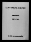 Saint-Amand. Naissances 1893-1901