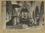 CELLE-SOUS- CHANTEMERLE (LA). 925-7-34-Intérieur de l'Église.
Édition Melle Prieur.[vers 1935]