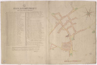 Plan géométrique du village d'Ormes (1788), Henrion