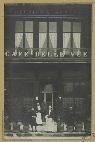 CHÂLONS-EN-CHAMPAGNE. Café Belle Vue. Paris Guilleminot. Doespflag et Cie. Sans date 