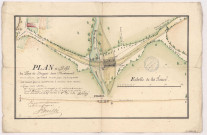Plan et profil du pont de Bergère sous Montmirail, 1768.