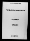 Fontaine-en-Dormois. Naissances 1871-1891