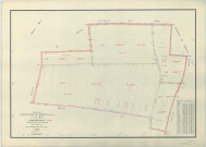 Saint-Hilaire-au-Temple (51485). Section ZC échelle 1/2000, plan remembré pour 1963, plan régulier (papier armé)