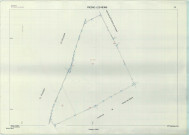 Bourgogne-Fresne (51075). Section ZA échelle 1/2000, plan remembré pour 1982, plan régulier de qualité P5 (papier armé).