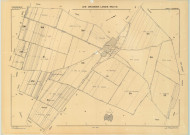 Grandes-Loges (Les) (51278). Tableau d'assemblage 2 échelle 1/5000, plan remembré pour 1969 (zone sud), plan régulier (papier)